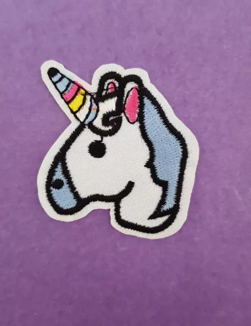 Pretty Unicorn Iron on / Sew on patch / Applique / Badge