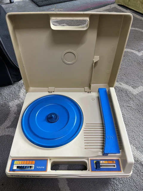 Vintage 1978 Fisher Price Record Player Model 825 Kid Phonograph Turntable Works