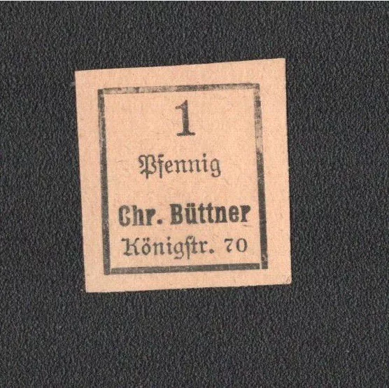 Fürth, Chr. Büttner; 1 Pfennig