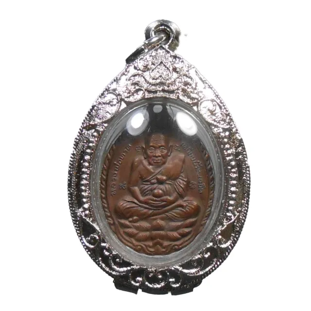 Hot Real! Lp Doo Old Thai Buddha Amulet Pendant Very Rare !!!