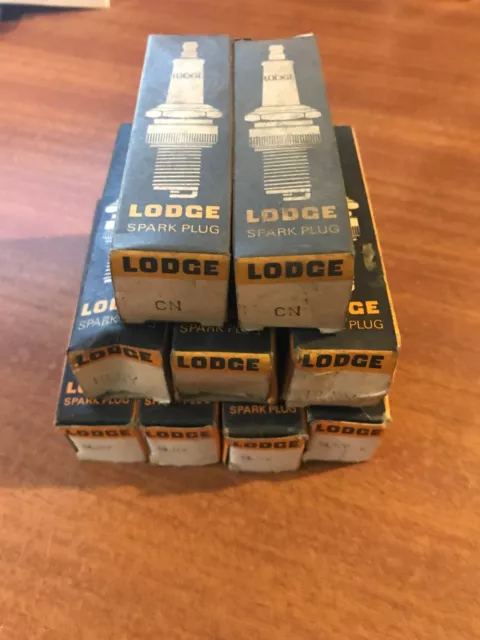 Lodge Spark Plugs - CN, HLNY, CLNY - Assortment of 9 - New Old Stock