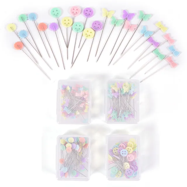 50 X Patchwork Pins Flower Button Head Pins DIY Quilting Tool Sewing Accessor:da