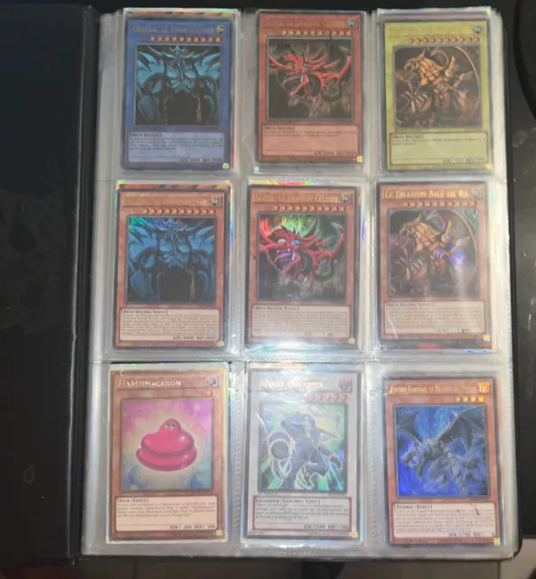 ⭐️Lot 250 Cartes Yu Gi Oh Avec Classeur, Dont Cartes Ultra Rare !! ⭐️