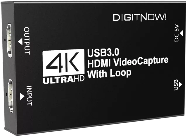 Videoaufahmekarte Game Capture 4K USB 3.0 HDMI Capture Card mit 1080P 60hz