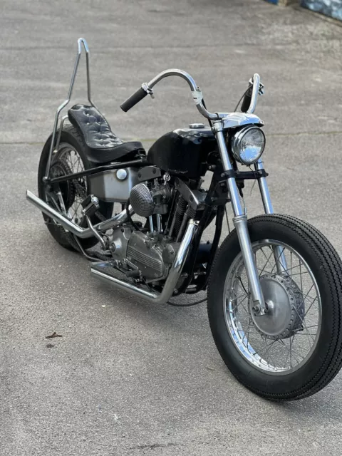 Harley Davidson Ironhead Sportster 1970 Chopper Project With V5