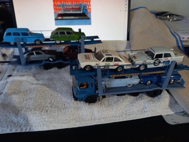 1/43 IXO HACHETTE Garage Moderne 28 Camion Porte-Voitures Saviem Sm 10 Neufboite EUR 35,00 - FR