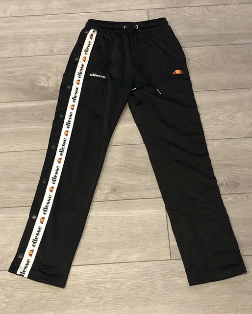 ELLESSE RETRO TAPE Popper Joggers Sports Track Pants Uk Size 4 14.99 PicClick UK