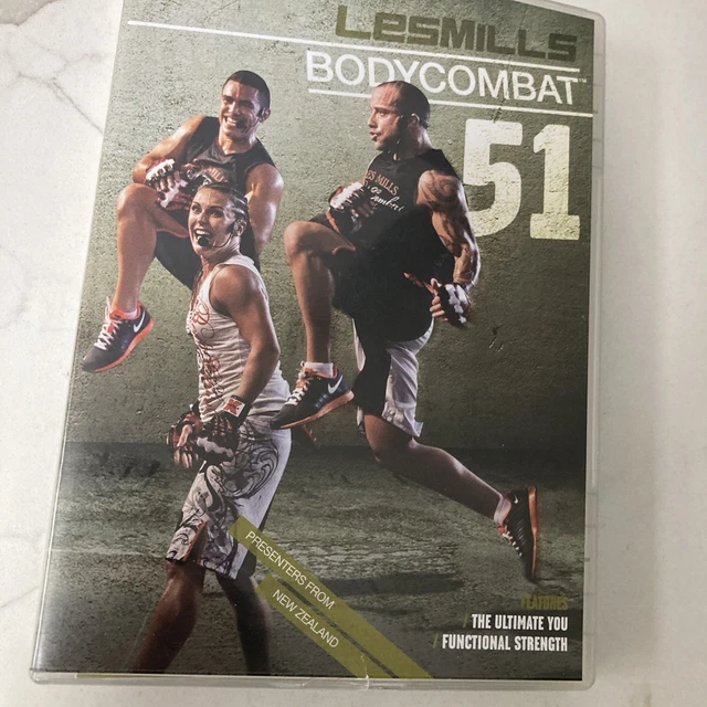 LES MILLS BODYCOMBAT BODY COMBAT 51 DVD CD and notes- EUR 32