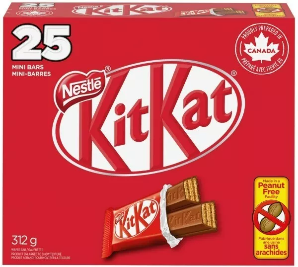 4 x Nestle KITKAT DARK Chocolate Waffle Stick Kit Kat Sweets Bar