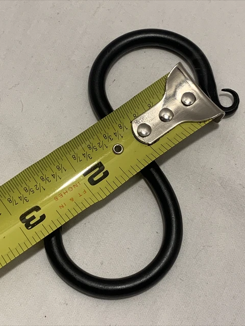 S Hooks Set Of 4 Hand Forged 4 Inch Iron Black Decorative Hand Made 3