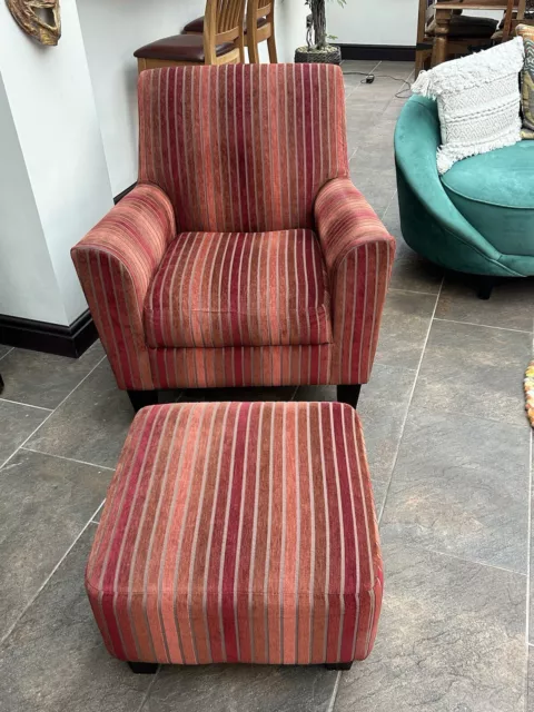Next red armchair best sale