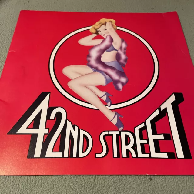 42nd Street 1984 Program Broadway Theatre Vintage Musical - Rare! Out Of Print!