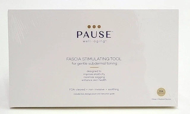 PAUSE Well - Aging  Fascia Stimulating Tool for Gentle Subdermal Toning SEALED