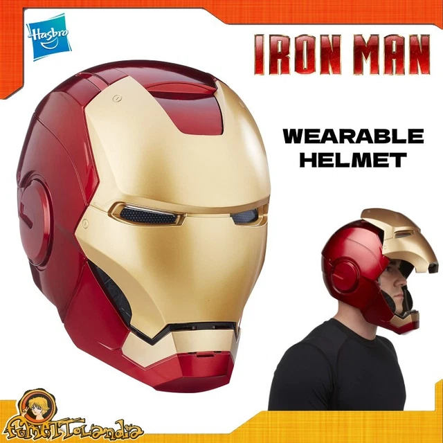 Hasbro Marvel Casco Elmo Elettronico di Iron Man Helmet Indossabile per Adulti !