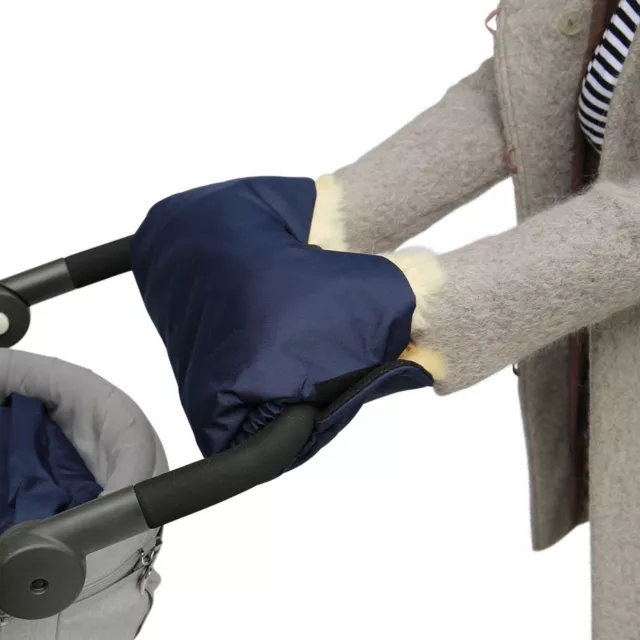 Sheepskin - Hand Warmer For Pushchair fur Heaters Stroller Accessories Merino