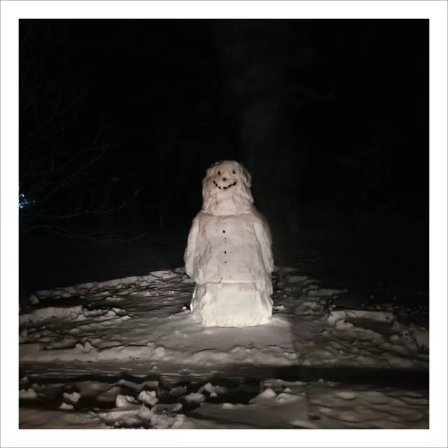 SIGNED Alec Soth Photograph - Snowman at Night - Magnum Square Print June 2014