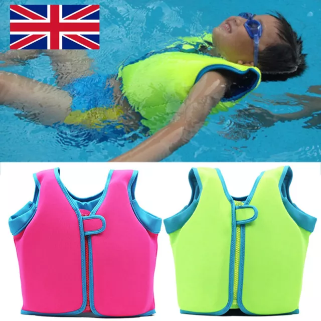 Kids Swim Life Jacket Float Vest Swimming Pool Buoyancy Aid Child WaterSport