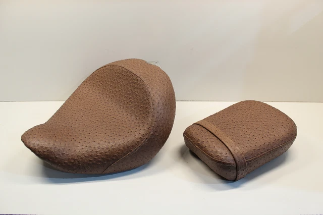 1997-2003 Honda Shadow ACE 750 VT750C FRONT DRIVERS SEAT REAR SET BROWN