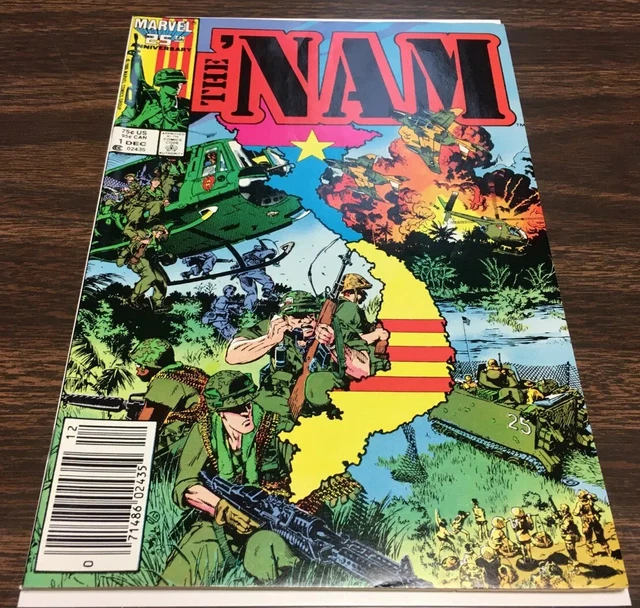 The 'Nam #1 - Michael Golden Cover - Vietnam- War - Newsstand - NM