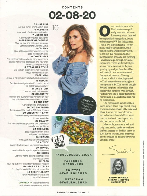 FABULEUX REVUE : Zoe Hardman, Jenni Falconer, Ronan Keating, Mode, 2.8.