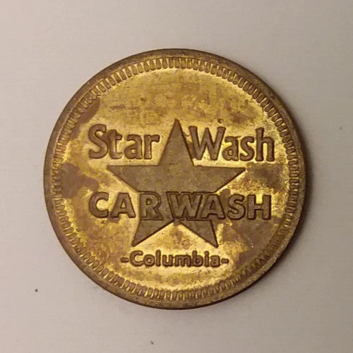 Star Wash Columbia Car Wash Token 24mm