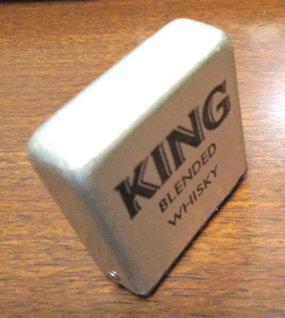 KING Whiskey  / Brown-Forman Distillers / Louisville, Ky. Silver Tape Measure ++