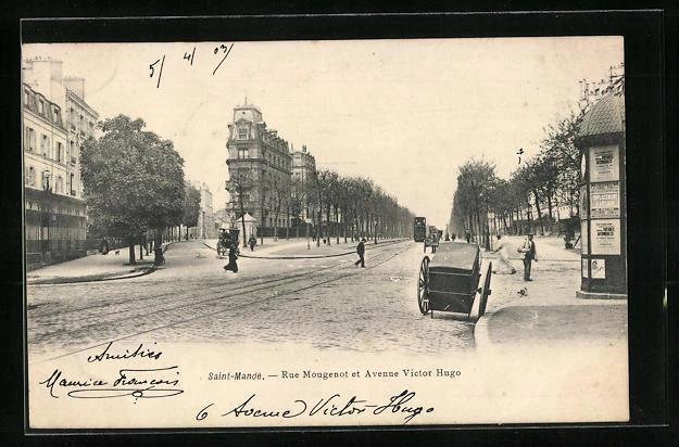 CPA Saint-Mandè, Rue Mougenot et Avenue Victor Hugo