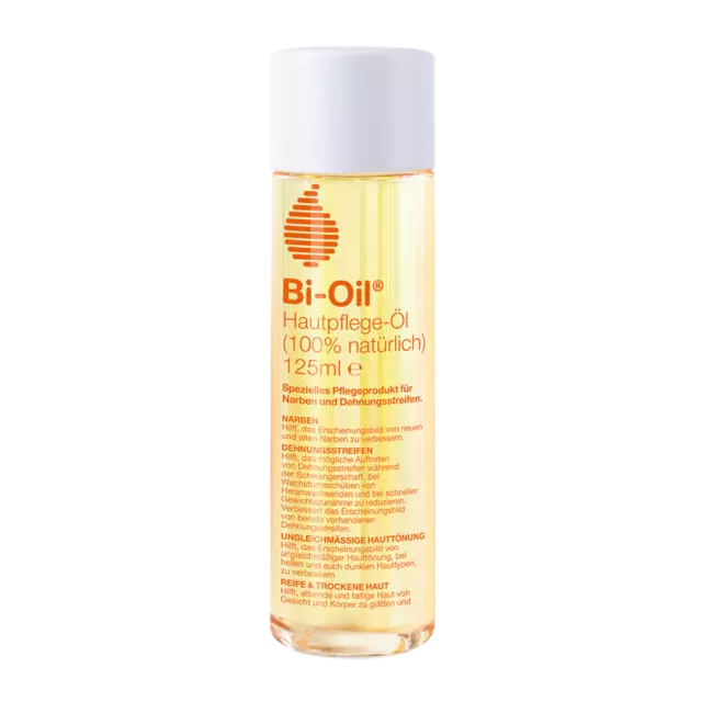 Bi-Oil Mama Hautpflege Öl 100% natürlich 125 ml - Schwangerschaftsöl Körperöl