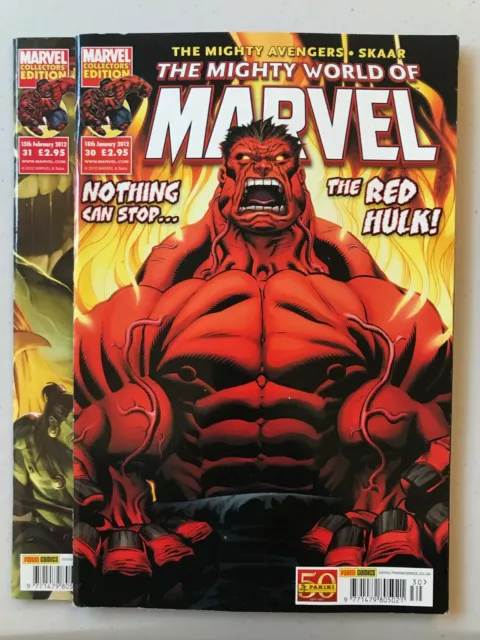 THE MIGHTY WORLD OF MARVEL # 30-31 Marvel Comics