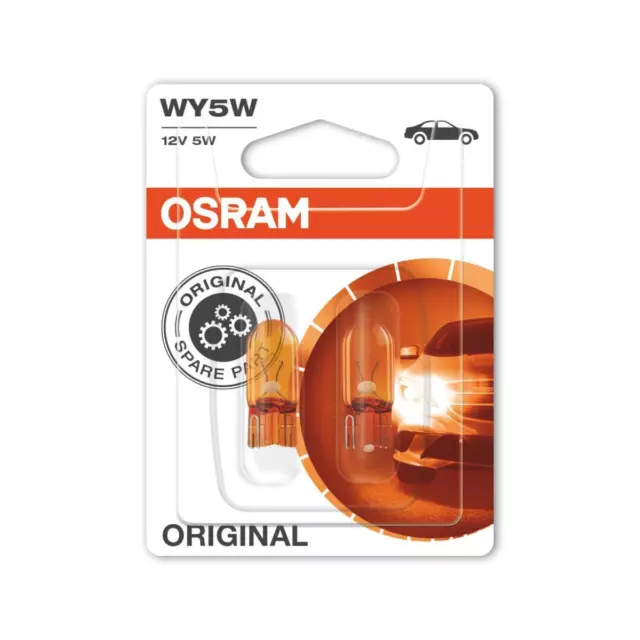 10 X LAMPADA lampeggiante originale Osram WY16W 12V 921NA base in vetro  arancione lampadina di ricambio EUR 18,49 - PicClick IT