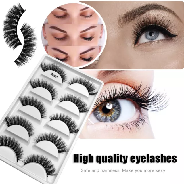 Scandal Lashes Forbidden 5D 1 Pairs Mink Lashes 100% Real Cat Eye Makeup Look