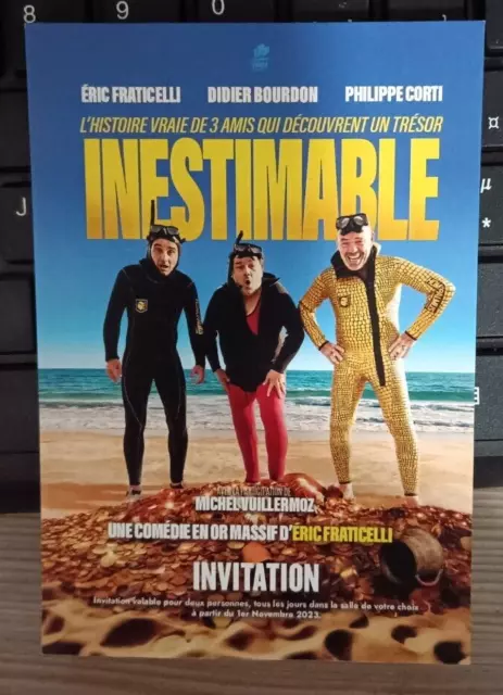 2 places Invitation Cinéma pour INESTIMABLE