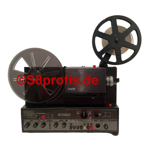 Super 8 Projektor, Filmprojektor, Noris Norissound 342 Stereo , 2 Jahr Gew.&Gar. 2