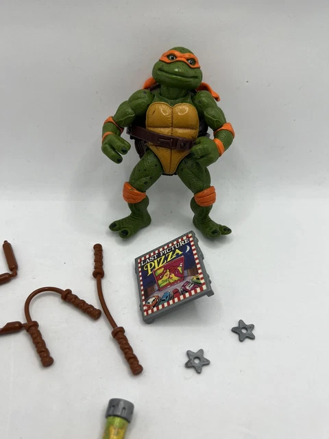 1992 TMNT Movie Star Mike Teenage Mutant Ninja Turtles Figure Playmates Vintage