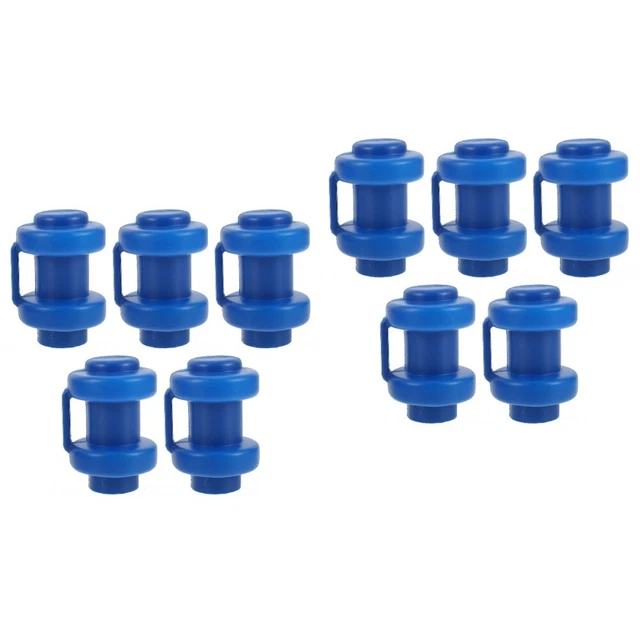 10 Pcs Trampoline Rod End Cover Trampoline Enclosure Tube Caps Plastic Tube