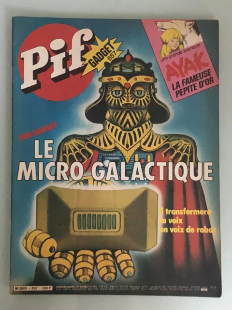 Magazine Pif Gadget - Revue Numéro 657 - Le Micro Galactique