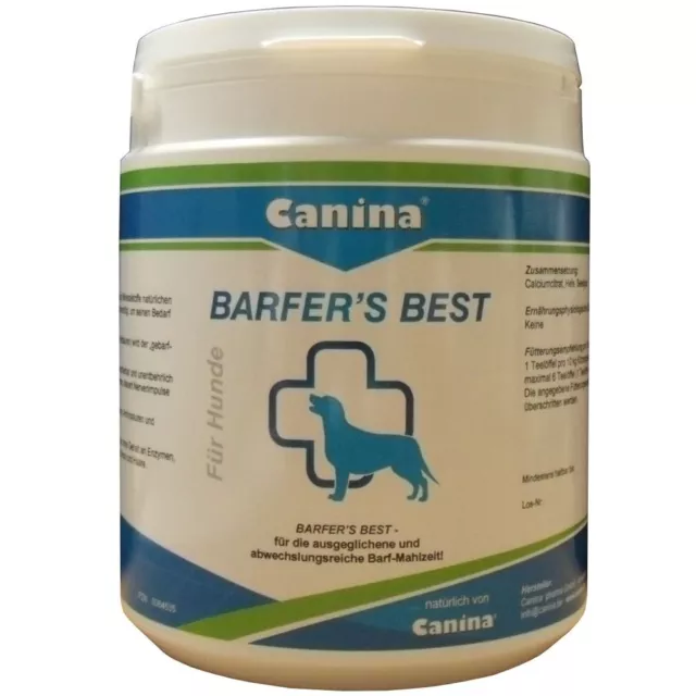 Canina Pharma Barfers Best 500g zur Unterstützung der Hunde beim Barfen