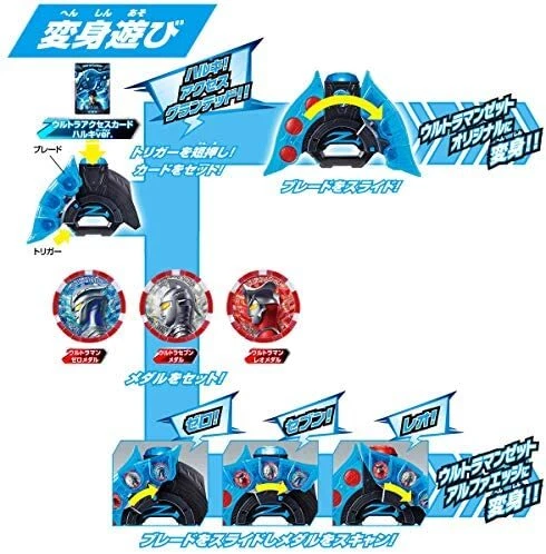 Ultraman Z DX Ultra Z Riser Set Hero Item Pretend Play Transformation Toy Japan 5