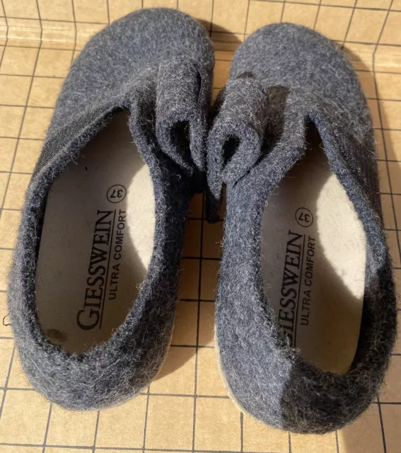 WOMEN'S COMFORT SHOES Felted Wool Geisswein 37 or 6 6.5 $39.00 - PicClick