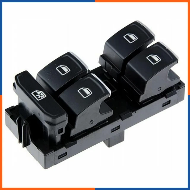 Bouton De Lève-vitre Gauche Pour Volkswagen (VW) - Référence 5GG959857A - Marque NTY - Neuf - Fabriqué En France