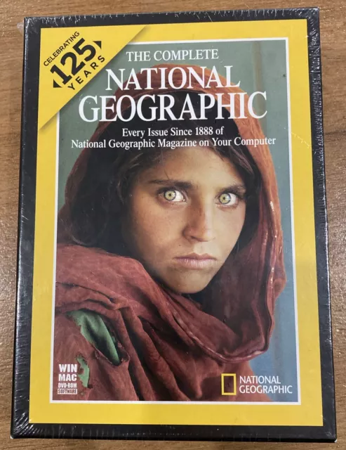 Complete National Geographic DVD Windows PC & Mac Every Issue Since 1888 NEW