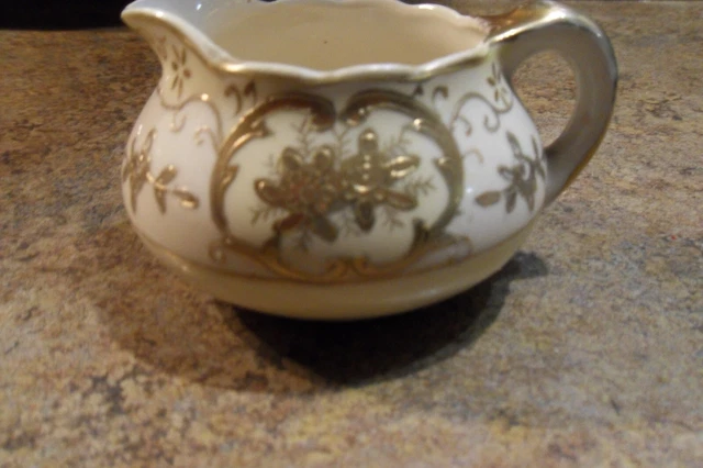 Moriyama Mori-machi 1920's Hand Painted Creamer