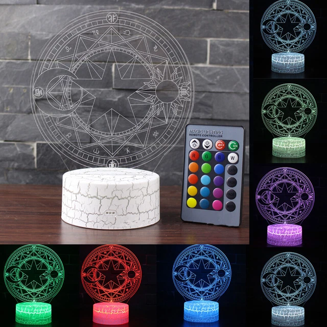 Creative LED 3D Night Light Three Dimensional Kids Sleeping Bedroom Table Lava Lamp 3d Optical Illusion