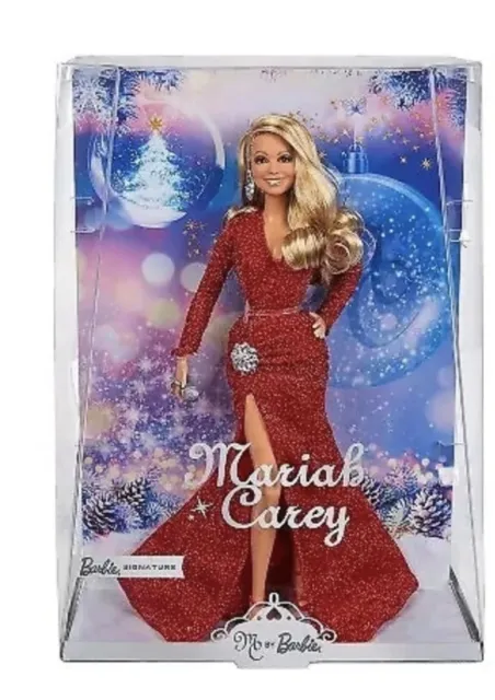 NEW Barbie Signature Mariah Carey Holiday Celebration Collector Doll in Glittery