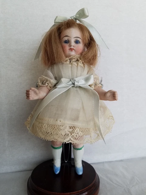 Antique German Bisque Mignonette Doll #5112 All Original Clothing