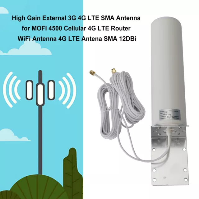 28DBi High Gain External 3G 4G LTE SMA Antenna pour MOFI 4500 Cellular Router S