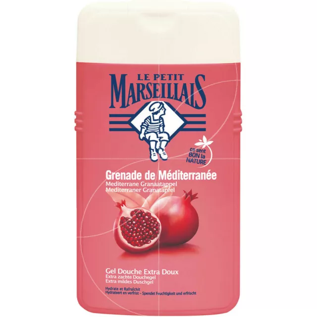 Le Petit Marseillais - Gel douche Extra doux Grenade de Méditer