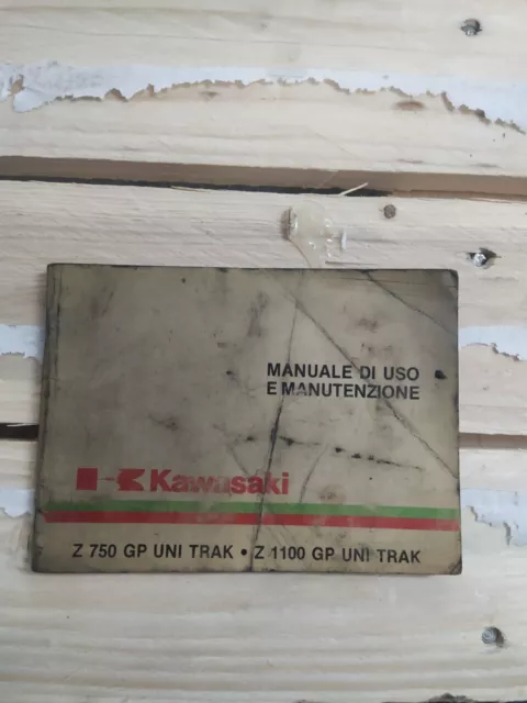 Libretto Uso E Manutenzione Kawasaki Z 750