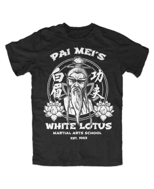 White Lotus School Premium T-Shirt Pai,Mei,Kill,Movie,Fun,Kult,Bill,Fight,Dead