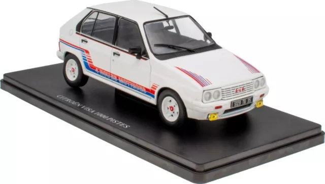1:24 Citroen Visa 1000 Pistes Blanc 1983 Voiture Miniature G LGB Echelle Altaya